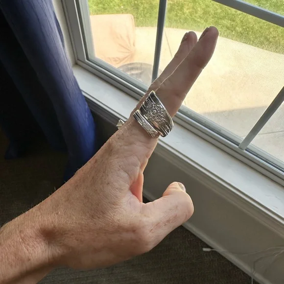 Silverware Floral Ring - Picture 11 of 15